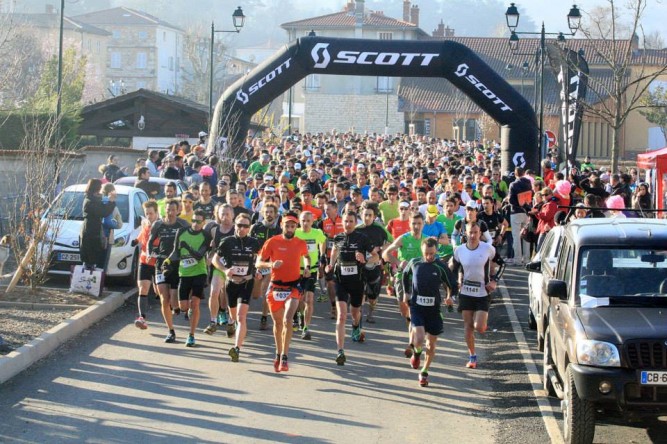 départ trail des Cabornis