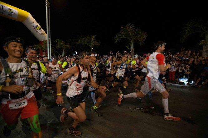 départ du grand raid de la réunion