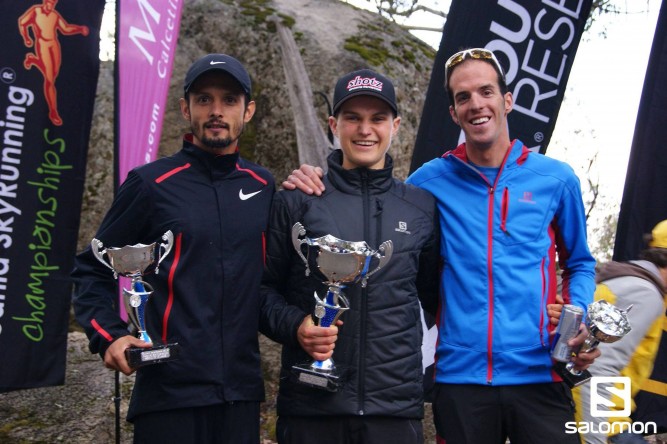 David Byrne, Blake Hose et Michel Lanne  Buffalo Stampede Skymarathon souce photo facebook.comsalomonrunning