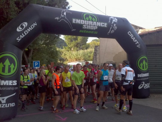 trail du pont du gard 2012- départ 25km