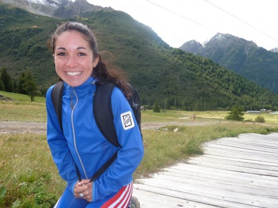 margot pelanne au championnat du monde de course de montagne