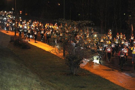 Trail de nuit, la Saintélyon