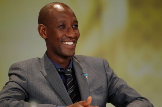 MONACO - OCTOBER 27: Venuste Niyongabo  during Plenary Sessions at the Peace & Sport 5th International Forum at Hotel Fairmont on October 27, 2011 in Monaco, Monaco.  (Photo by Frederic Nebinger/Getty Images)