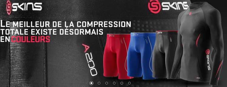 Shorts de compresión SKINS A200 Mediano-Negro con Amarillo