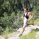 Matthias Mouchart  reconnaissance 42 km trail Ubaye Salomon photo Robert Goin