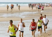 Courir sur le sable