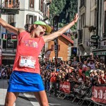 Rory Bosio à l'arrivée de l'UTMB 2014 (© The North Face® Ultra-Trail du Mont-Blanc® - Michel Cottin)