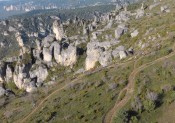 Juliette Benedicto et Thibaut Baronian sur le Grand Trail des Templiers