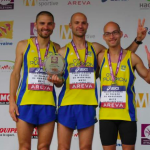 Podium par équipe du championnat de France à metz