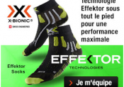 Les nouvelles chaussettes Effektor de X-BIONIC
