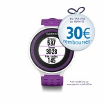 Forerunner220_Blanc-Violet_Face_ChampsDonnees2+pastille