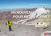 Kilian Jornet au sommet de l’Aconcagua