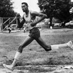 Young Wilt Chamberlain Shown Running