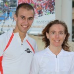 Salomon Bandol Classic Nicolas Baudry et Lisel Dissler  après leur victoire en 2010 photo Robert Goin