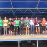 Podium femmes 10 miles du festival interceltiques de Lorient