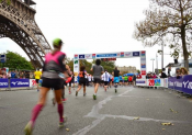 Les athlètes Mizuno au départ du 20km de Paris