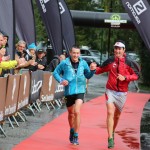  Gaël Reynaud et Léo Viret vainqueurs 28 km Serre Che Trail Salomon photo Robert Goin