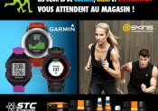 Animations GARMIN/ SKINS/ STC NUTRITION chez i-Run.fr Labège