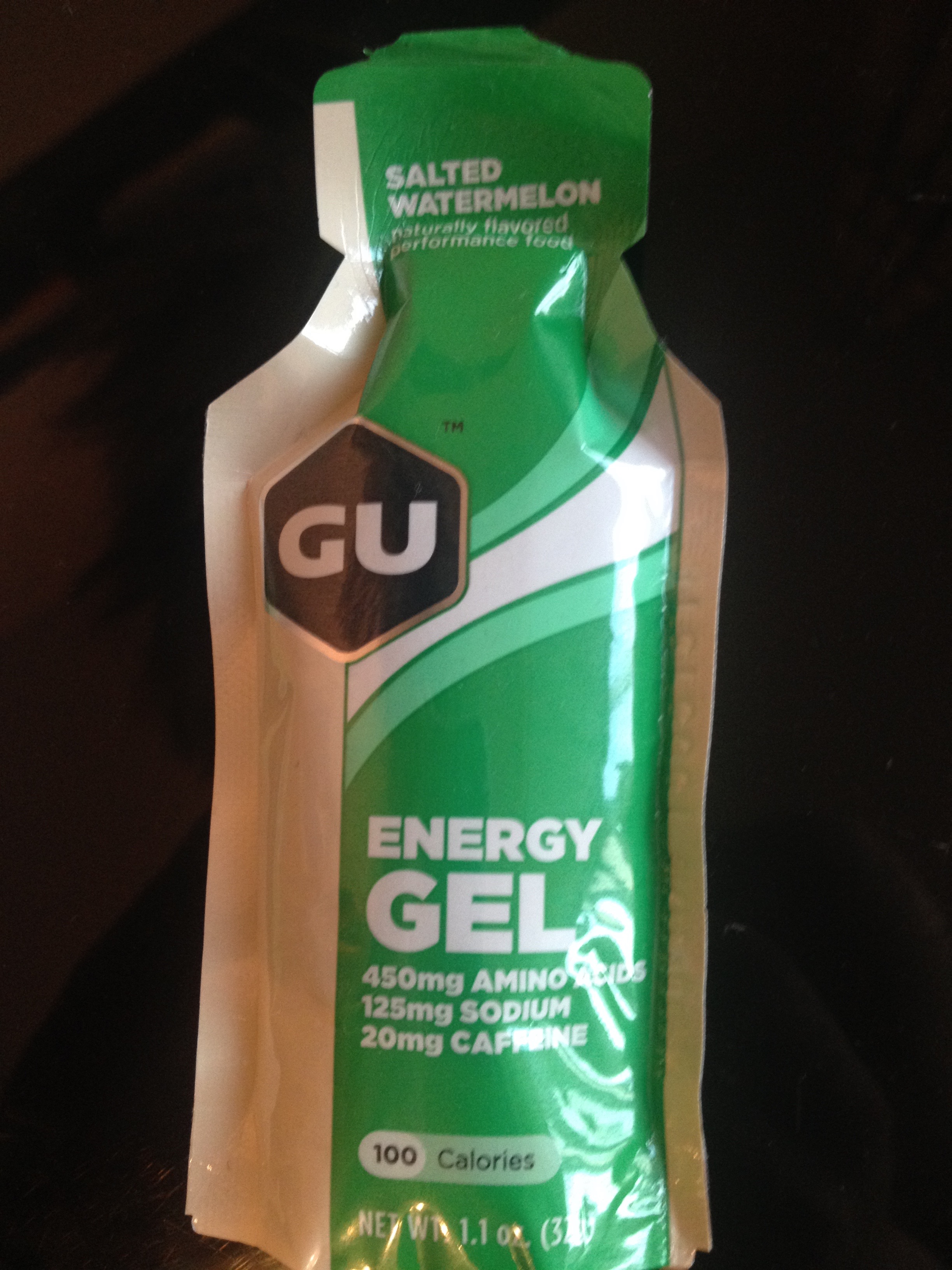 TEST Energy Gel Roctane de GU U Run