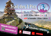 Seconde édition du Trail des 3 Pics le 24 Juillet 2016