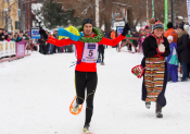 Stéphane Ricard se prépare pour les mondiaux de course en raquettes