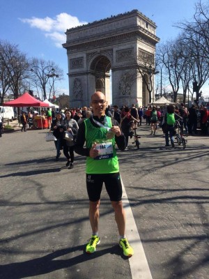 arrivée marathon de paris