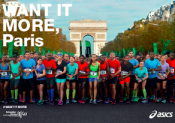 ASICS prolonge avec le marathon de Paris jusqu’en 2019 !