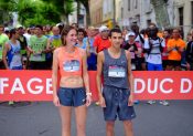 Laurane Picoche et Hassan Chahdi, vainqueurs au Viaduc de Millau