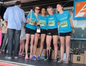 podium relais féminin