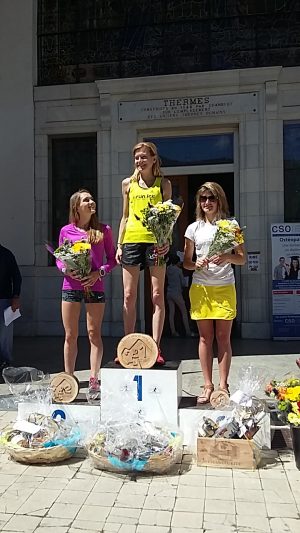 Podium filles 13km Luchon Aneto Trail