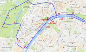 parcours 20km Paris
