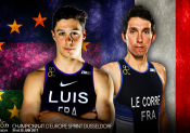 Championnats d’Europe de triathlon Sprint : Luis et Le Corre y croient !