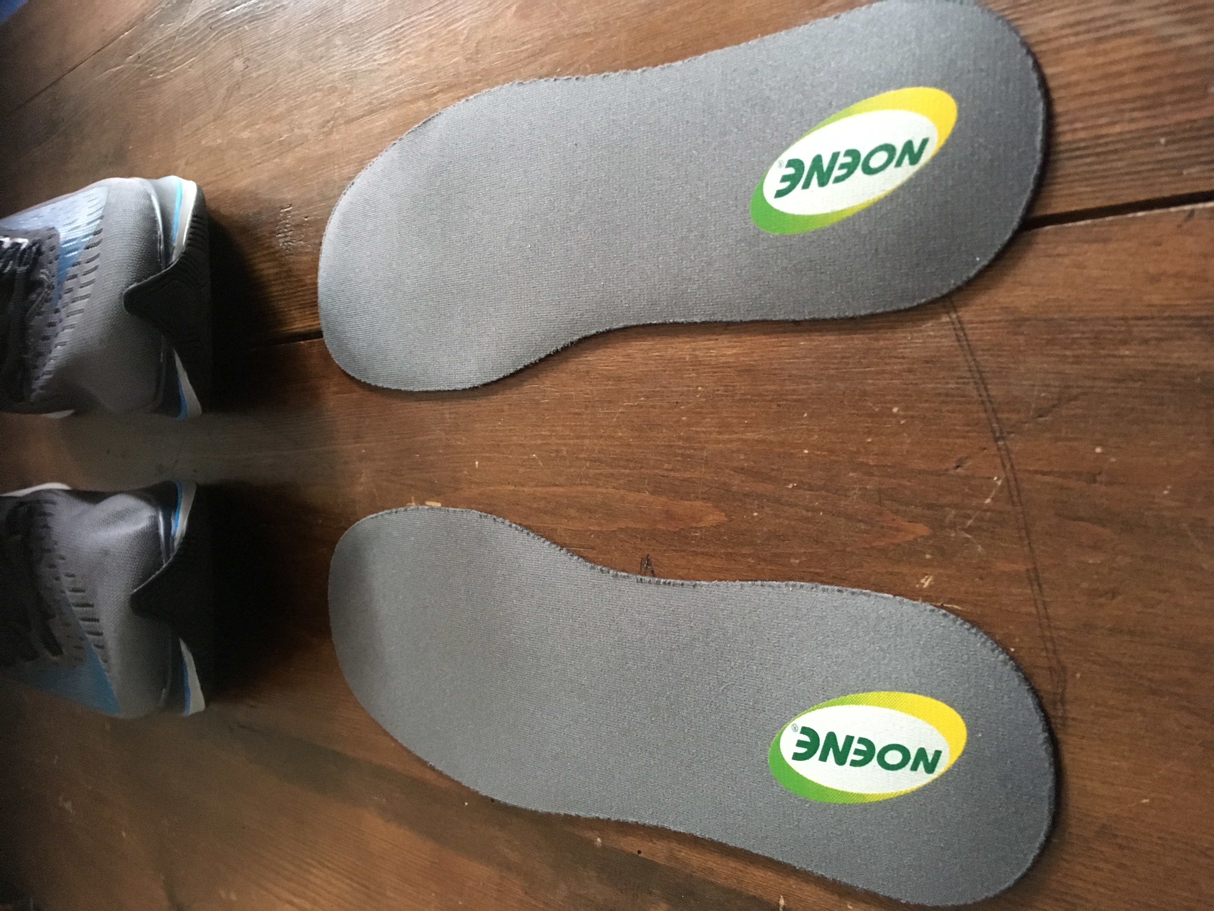 Semelle Intérieure Noene Shock Absorbing Universal No2 - Antichoc - Gris - Pour Adultes - Neuf - Améliore Le Confort