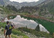 Pascal Blanc en pleine traversée des Pyrénées en courant !