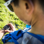 Xavier Thevenard avec sa Garmin