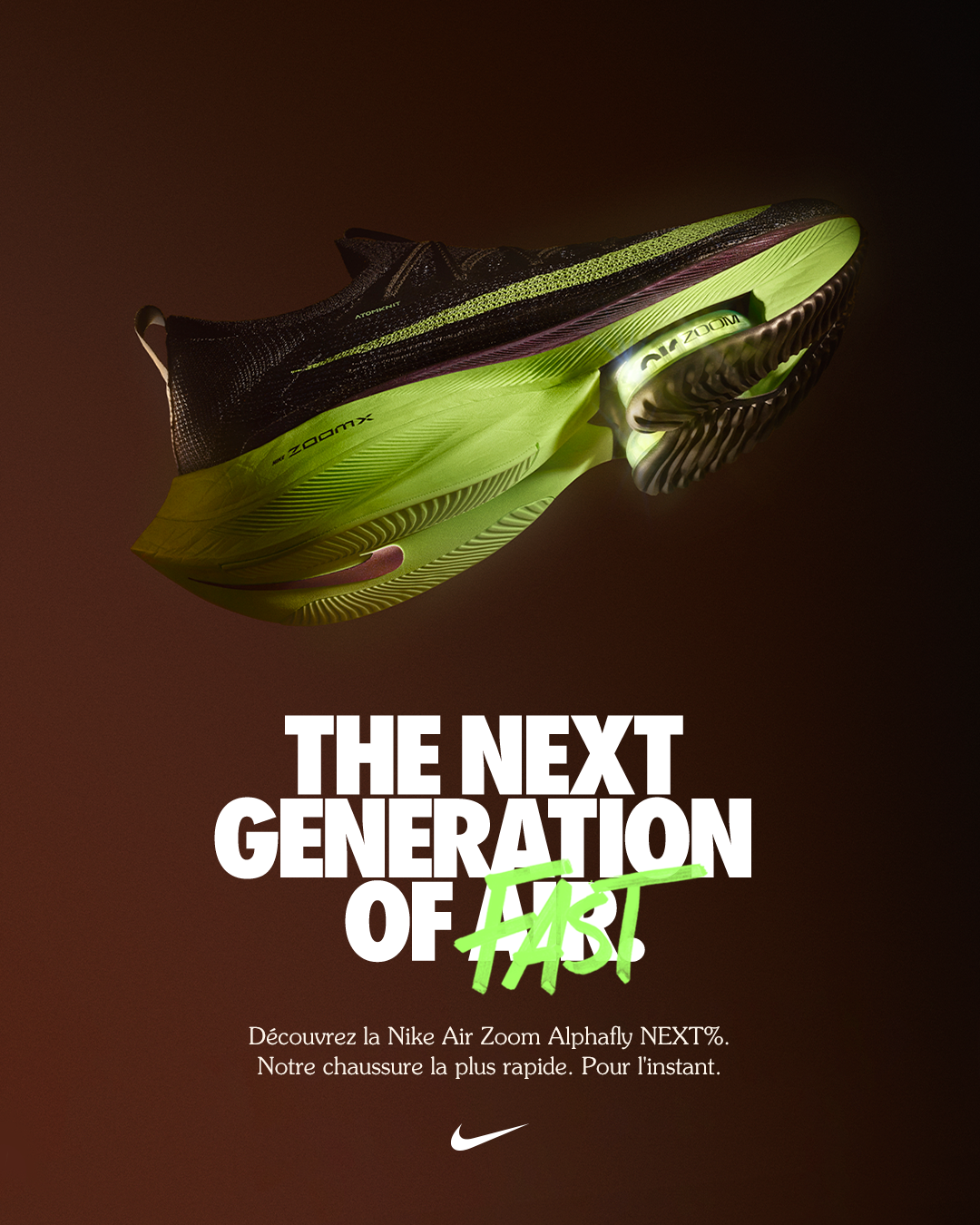 nike vaporfly verte