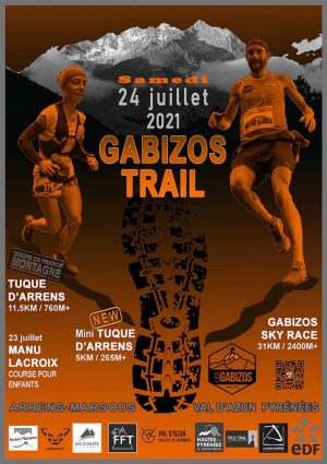 affiche trail des Gabizos