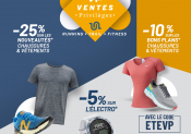 Ventes Privilèges i-Run : des prix avantageux sur de nombreux articles running