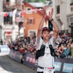 François D'haene à l'arrivée de l'utmb